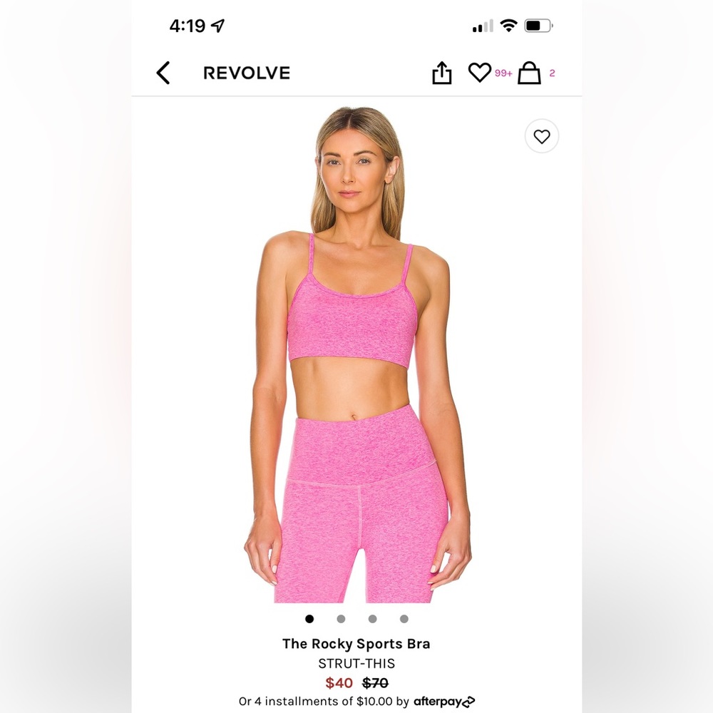 strut this pink set